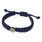 Preview: Ernstes Design, Herrenschmuck, Makramee Armband, Silk Wood, Edelstahl, A701